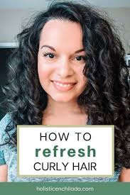 How To Refresh Curly Hair Recipe In 2020 Diy Curls Curly Hair Diy Dry Shampoo Curly Hair