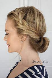 Braid 7 Tuck And Cover French Braid Braided Hairstyles Easy Lazy Hairstyles Flight Attendant Hair