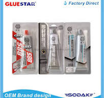 Huitian Neutral Multipurpose High Temperature Sealant RTV Glue Sealing Glue  Gasket Maker Silicone Sealant
