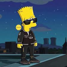 Multiple episodes are themed around two of these characters arguing about who's food is the best. Bart Swag Simpsons Wallpapers Novocom Top
