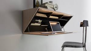 This can be minimized by making one fold out. Best Wall Mounted Desk Designs For Small Homes
