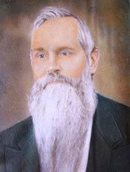 A group of six men and two women (Mrs. Bernard Cone, and Elain Wolf) lounge  in swimsuits in the grass beside a boat. [ca 1900s] The Cone family were  the founders and