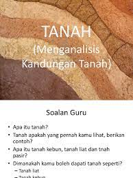 Tanah Kssr Tahun 3