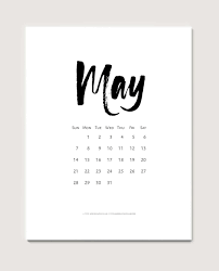 Free Calendar May 2017 Type And Graphics Lab Calender Design Calendar Design Free Printable Calendar