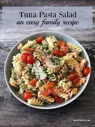 Try other short, sturdy pastas for picnics or potlucks—fusilli, shells, or rotini. Pasta Tuna