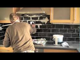 Next, you set the tile with mortar based on your tile type. How To Tile A Kitchen Youtube
