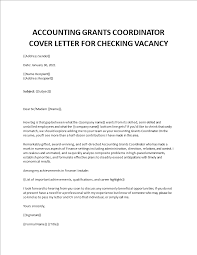 Put the same date on the cover letter that is on the completed grant application. Grants Proposals Finance Professional Cover Letter