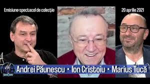 Andrei Păunescu și Ion Cristoiu la Marius Tucă Show • Emisiune-spectacol de  colecție • 20.04.2021