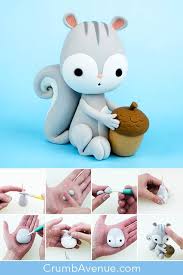 Squirrel Cake Topper Tutorial Squirrel Cake Animal Cake Topper Cake Topper Tutorial