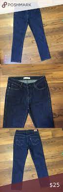 Levi S Dark Blue Jeans 10 Mid Rise Dark Blue Jeans Blue Jeans Womens Jeans Skinny