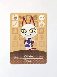 Hotly anticipated debut from olivia rodrigo! Animal Crossing Amiibo Card Olivia 143 Mercari Animal Crossing Amiibo Cards Animal Crossing Amiibo Animal Crossing Cards