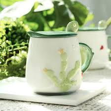 The only thing that i would suggest is different packaging for shipping. Ins Hot Creative Desert Plant Ceramic Coffee Mug Cactus Water Cup With Lid And Spoon Gift For Friend Lover 400ml Mugs Aliexpress