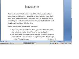 Fit them on your fingers and eat them. Show And Tell Letter To Parents Worksheets Teaching Resources Tpt