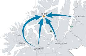Kart tromsø kart over tromsø av forskjellige typer; Transportor I Nord Folg Med Pa Tromso Kommune Tungt