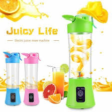 On The Go Smoothie Usb Rechargeable Battery Powered Bottle Blender Fruit Juicer Ebay Blender Bottle Electric Juicer Portable Blender