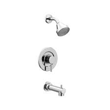 That's how i identified the model as chateau, but their wall of parts was undecipherable. Moen Align Single Handle Posi Temp Tub And Shower Faucet Trim Kit In Chrome Valve Not Inc The Home Depot Canada