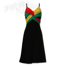 Rasta And Reggae Short Spaghetti Strap Dress Rastaempire Com Rasta Dress Reggae Dress Long Halter Dress
