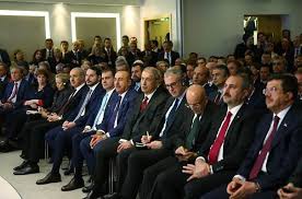 August 2014 der zwölfte präsident der republik türkei. Ab Bakani Omer Celik Cumhurbaskanimiz Sayin Recep Tayyip Erdogan In Birlesik Krallik Ziyaretine Refakaten Katildi