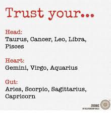 Trust Your Virgo And Aquarius Zodiac Zodiac Sign Traits