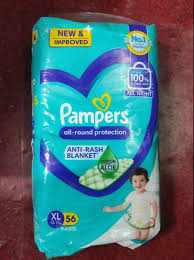 Xl 56 Pampers Baby Diaper, Age Group: Infant