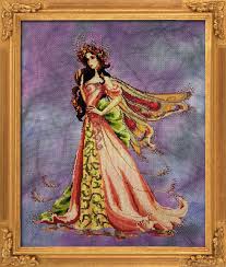 Cross stitch free patterns flower fairies sweetpea. Bella Filipina Queen Flower Fairy Cross Stitch Pattern 123stitch