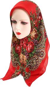 Bleu jean Folk Custom Écharpe Bandanas Voyage Musulman Wrap Wrap Femmes  Imprimé Fleurs Écharpes Femme Foulard Cheveux Femmes Écharpe pour Islam  Écharpe Cou Vintage Foulards en Soie Satin, f, taille : Amazon.fr: