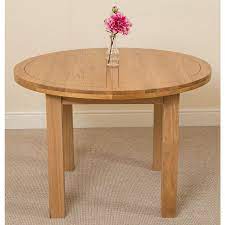 Home / shop / by size / small showing all 14 results. Edmonton 4 6 Seater Solid Oak Extendable Round Dining Table Oak Furniture King