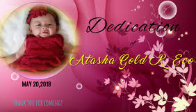 Printable baby dedication invitations baby., image source: 1 800 Baby Dedication Customizable Design Templates Postermywall