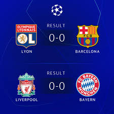 Berikut hasil liga europa tadi malam: Uefa Champions League On Twitter Results Lopes Denies Messi Busquets Barcelona As Lyon Hold On Bayern Stop 2018 Runners Up Liverpool At Anfield Ucl Https T Co Hgitogd2um
