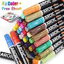 Amazon Com Paint Pens For Rock Painting Write On Anything Paint Pens For Rock Wood Metal Plastic Glass C Paint Pens For Rocks Paint Pens Paint Markers