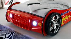 Zusätzlich 20% auf fast alles jetzt richtig sparen! Autobett Energy Mdf Kinderbett Rot Lackiert Inkl Beleuchtung