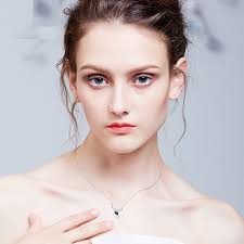 Green Bird Swarovski Crystal Silver Necklace Set