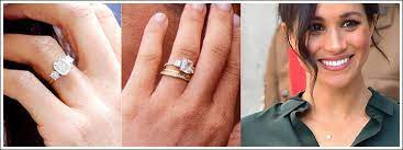 While meghan was seen wearing her wedding and engagement ring as the couple visited canada house on tuesday, by wednesday she wasn't wearing the jewellery. Meghan Markle Changes Diamond Engagement Ring Ct Diamond Museum