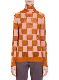 Discover 33 free knit afghan patterns that work for every occasion. Checkered Knit In Nylon Marni