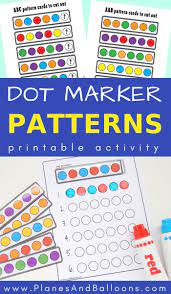 Dot Marker Patterns Free Printable Activity For Preschoolers Preschool Patterns Preschool Pattern Worksheets Pattern Activities Kindergarten