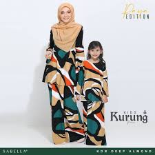 Suitable for men, women, and children. Baju Raya Sedondon Ibu Dan Anak Kurung Kedah Moms Kids Sabella