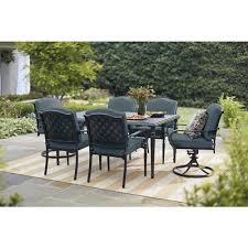 Hampton bay woodbury metal rectangular outdoor patio dining table. Save On Outdoor Furniture Sets Yahoo Shopping