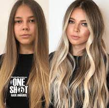 Hot Shot Color Transformation Finalists 2019 Behindthechair Com Blonde Hair Color Hair Styles Hair Color Balayage