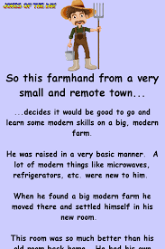 A Farmhand Moves To A New And Modern Farm Funny Mom Jokes Funny Work Jokes Farm Jokes