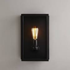 The only issues are they usually are 4'' boxes on those brackets so watch out to make sure the fixture has a mounting plate that will cover 4''. Davey Lighting 7642 Box Wall Light Externally Glazed Medium Inspyer Lighting