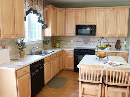 modern maple kitchen  stock