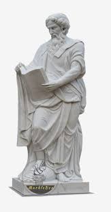 Greek scholar life size marble statue