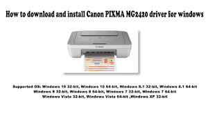 Just look at this page, you can download the drivers through the table through the tabs below for windows 7,8,10 vista and check out canon pixma mg2120 driver that is work with your operating system down the page, then click download. search for your canon. Canon Pixma Mg2420 Driver And Software Downloads