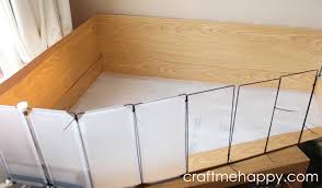 Many of the guinea pig cages that are available to buy are too small for more than one animal and can be expensive. Craft Me Happy Building A Corner Diy C And C Style Guinea Pig Cage With A Perspex Front