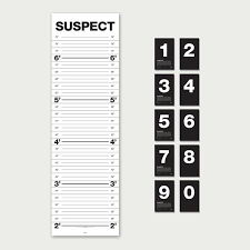 Mugshot Height Chart