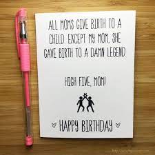 #1 enjoy the time when you can actually predict the weather with your knees. Funny Happy Birthday Mom Card Mother Happy Birthday Happy Birthday Mum Gift Funny Birthday C Birthday Cards For Mum Birthday Cards For Mom Dad Birthday Card