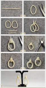 learn how to make earrings from beebeecraft with glasspearls beaded earrings diy handmade wire jewelry how to make earrings