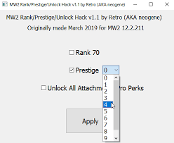 Each new officer rank unlocks a challenge that players can complete to earn a medal ribbon and an xp boost. Release Mw2 Rank 70 Prestige 10 Unlock Hack V1 0 Includes Source Code