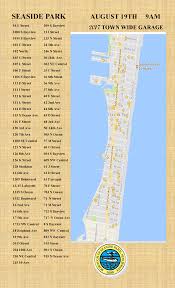 Tw Map Borough Of Seaside Park Ocean County New Jersey