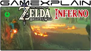 Fire terminal from the shrine of resurrection, it is the first hallway on the right and you can see some lava just on the outside. Zelda Breath Of The Wild Burning Hyrule With The Fire Rod Direct Feed Gameplay E3 2016 Youtube